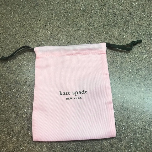 ♠️Kate Spade 2 pack Pink Jewelry Drawstring Bags - Picture 2 of 3